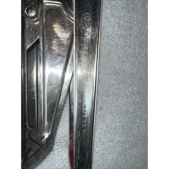 EKCO French Fry Cutter Maker Potato Vegetable Press Chrome Vintage USA Made. - Picture 8 of 8